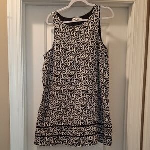 Vineyard Vines Black And White Print Dress